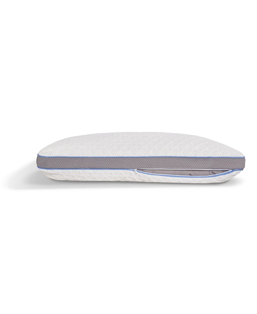 Bedgear Cooling Cuddle Curve Pillow Low Profile, Standard/Queen