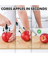 Zulay Kitchen Easy to Use Durable Stainless Steel Apple Corer Remover