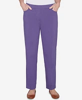 Alfred Dunner Charm School Women's Classic Charmed Short Length Pant