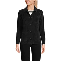 Lands' End Women's Long Sleeve Sport Cord Chore Jacket