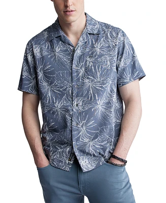 Buffalo David Bitton Men's Suresh Regular-Fit Botanical-Print Button-Down Camp Shirt