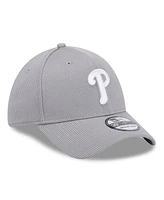New Era Men's Gray Philadelphia Phillies Active Pivot 39thirty Flex Hat