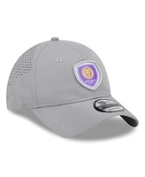 New Era Men's Gray Orlando City Sc Active 9twenty Adjustable Hat