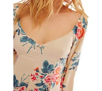 Free People Women's Francesca Floral-Print Mini Dress