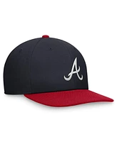 Nike Men's Navy/Red Atlanta Braves Evergreen Two-Tone Snapback Hat