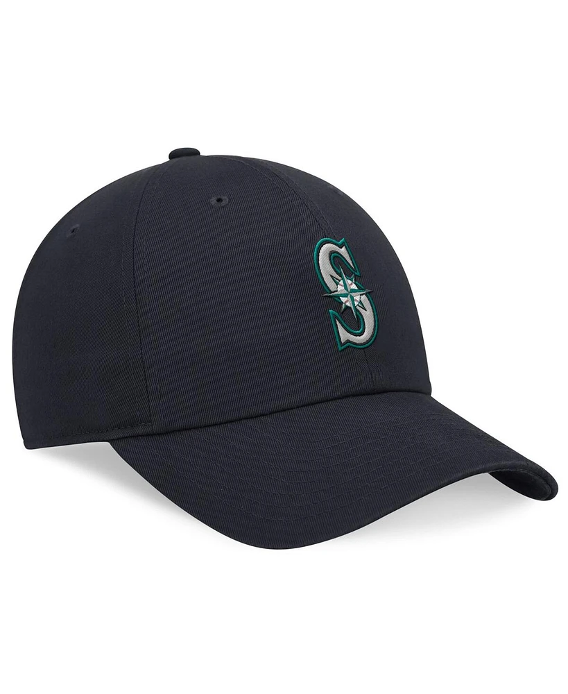 Nike Men's Navy Seattle Mariners Evergreen Club Adjustable Hat
