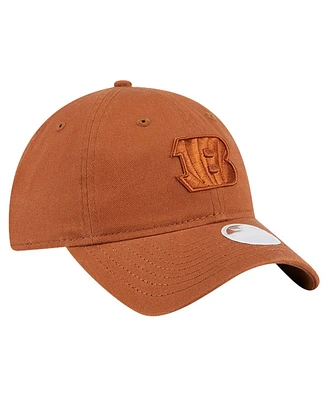 New Era Women's Bronze Cincinnati Bengals Color Pack 9twenty Adjustable Hat