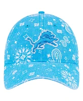 New Era Women's Blue Detroit Lions Paisley 9twenty Adjustable Hat
