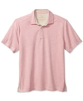 Tommy Bahama Men's Coasta Vera Short Sleeve Heathered Polo Shirt