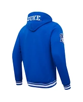 Pro Standard Men's Royal Duke Blue Devils Script Tail Pullover Hoodie