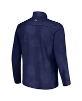 Tommy Bahama Men's Navy Illinois Fighting Illini Delray Frond IslandZone Half-Zip Jacket