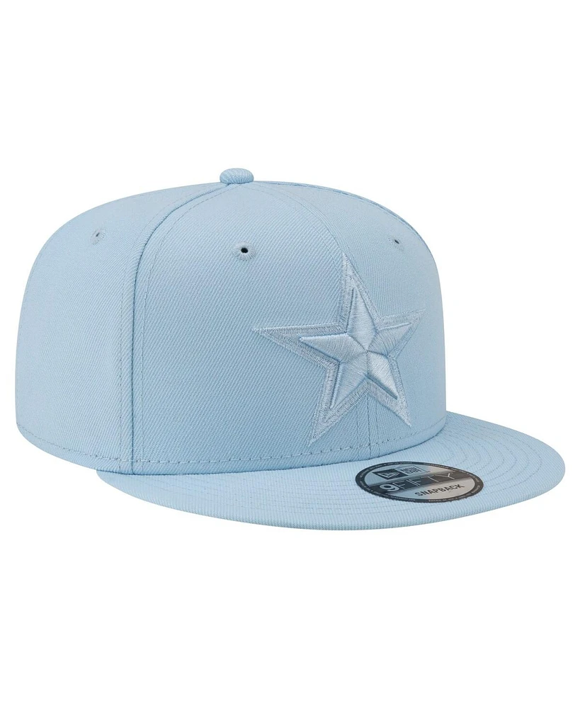 New Era Men's Light Blue Dallas Cowboys Color Pack 9Fifty Snapback Hat