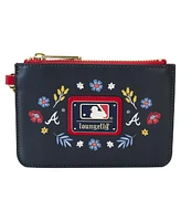 Loungefly Atlanta Braves Floral Wrist Clutch