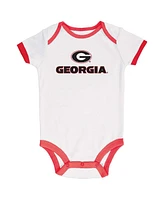 Champion Infant Red/Gray/White Georgia Bulldogs 3-Pack Bodysuit Set