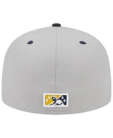 New Era Men's White Omaha Storm Chasers Theme Nights Omaha Cattlemen 59Fifty Fitted Hat