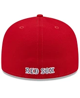 New Era Men's Navy/Red Boston Red Sox Gameday Sideswipe 59Fifty Fitted Hat