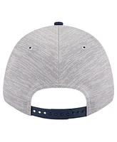 New Era Men's Heather Gray/Navy New Orleans Pelicans Active Digi-Tech Two-Tone 9Forty Adjustable Hat