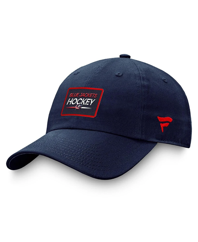 Fanatics Branded Men's Navy Columbus Blue Jackets Authentic Pro Prime Adjustable Hat