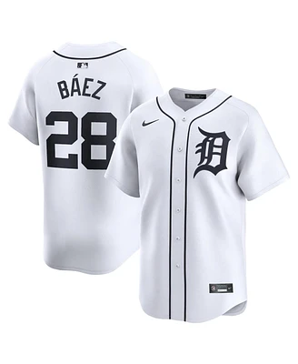 Nike Men's Javier Baez White Detroit Tigers Home Limited Player Jersey