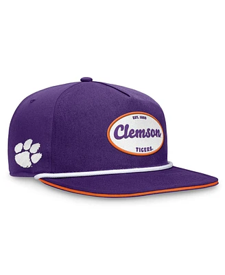 Top of the world Men's Purple Clemson Tigers Iron Golfer Adjustable Hat