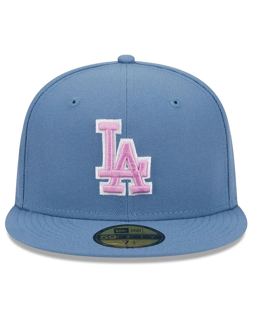 New Era Men's Los Angeles Dodgers Faded Blue Color Pack 59Fifty Fitted Hat