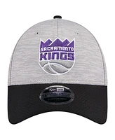 New Era Men's Heather Gray/Black Sacramento Kings Active Digi-Tech Two-Tone 9forty Adjustable Hat