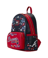 Loungefly Atlanta Braves Floral Mini Backpack