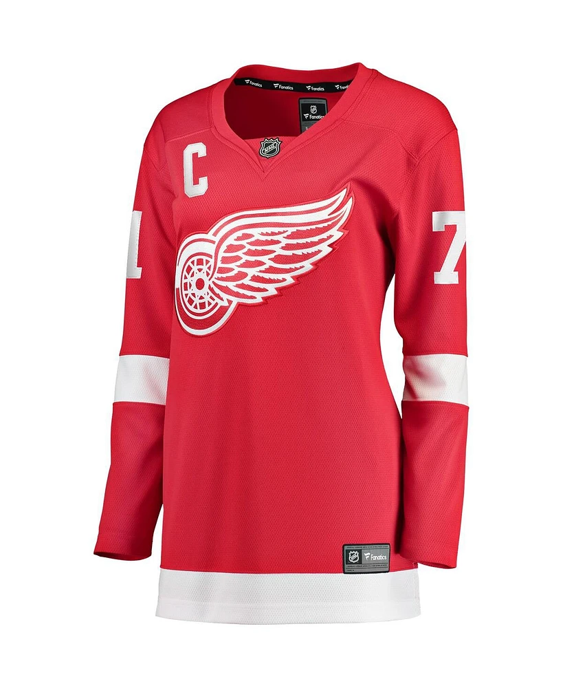 Fanatics Branded Women's Dylan Larkin Red Detroit Red Wings Home Breakaway Player Jersey