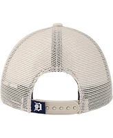 New Era Men's Stone Detroit Tigers Game Day 9twenty Adjustable Trucker Hat