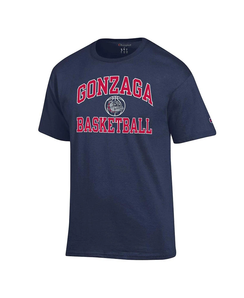 Champion Men's Navy Gonzaga Bulldogs Basketball Icon T-Shirt