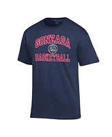 Champion Men's Navy Gonzaga Bulldogs Basketball Icon T-Shirt