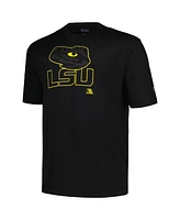 Profile Men's Black Lsu Tigers Big Tall Pop T-Shirt