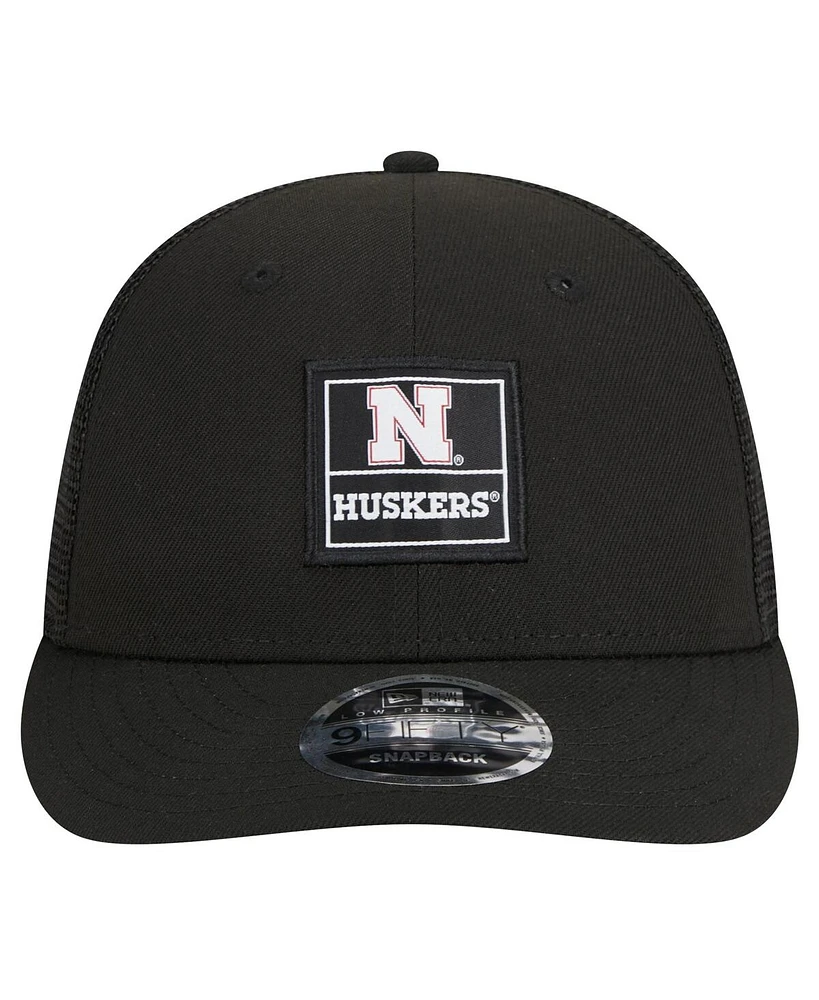New Era Men's Black Nebraska Huskers Labeled 9Fifty Snapback Hat