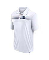 Fanatics Branded Men's White New York Yankees Victory For Us Interlock Polo