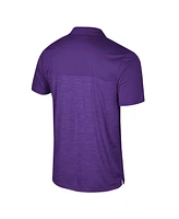 Colosseum Men's Purple Lsu Tigers Big & Tall Langmore Polo