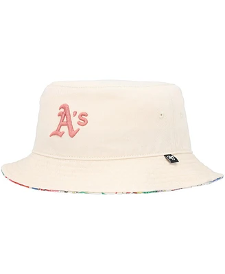 47 Brand Women's Natural Oakland Athletics Pollinator Bucket Hat