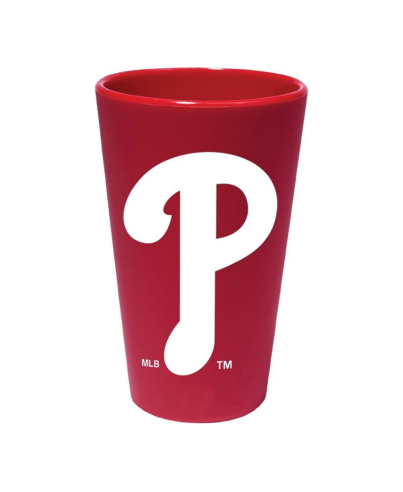 WinCraft Philadelphia Phillies 16oz. Team Color Silicone Pint Glass