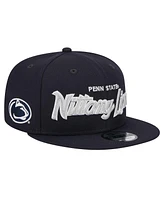 New Era Men's Navy Penn State Nittany Lions Team Script 9Fifty Snapback Hat