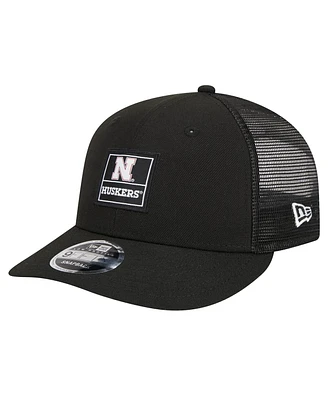 New Era Men's Black Nebraska Huskers Labeled 9Fifty Snapback Hat