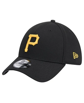 New Era Men's Black Pittsburgh Pirates Active Pivot 39Thirty Flex Hat