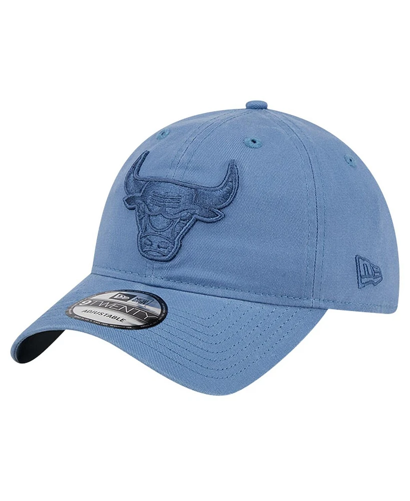 New Era Men's Blue Chicago Bulls Colorpack Tonal 9Twenty Adjustable Hat