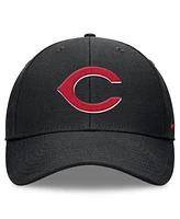 Nike Men's Black Cincinnati Reds Evergreen Club Performance Adjustable Hat