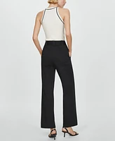 Mango Women's Pleated Suit Pants
