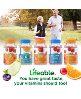 Lifeable Vitamin D3 + K2 Gummies - Bone Health And Immunity - Great Tasting Natural Flavor, Dietary Supplement Vitamins - 60 Gummies