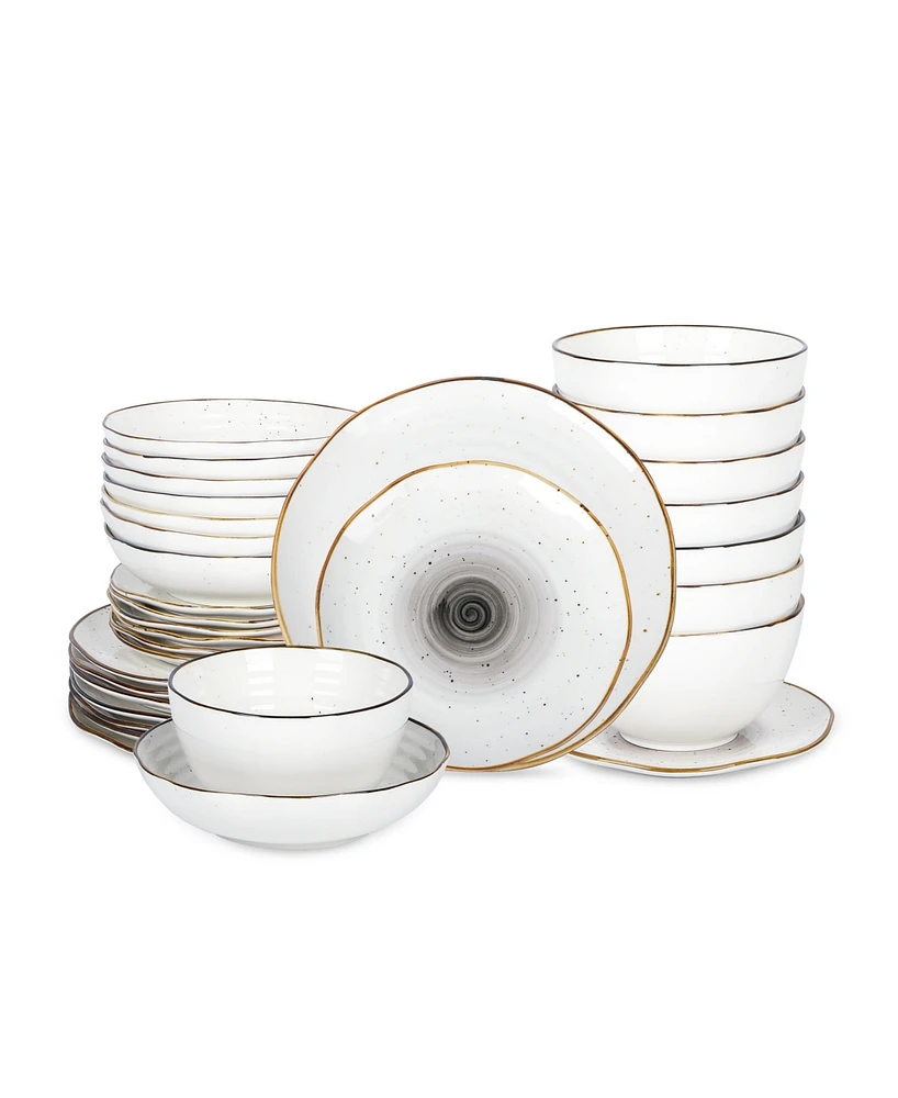 Christian Siriano Luma Porcelain Pc. Dinnerware Set