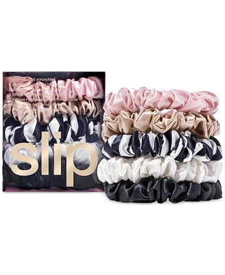 Slip 5-Pc. Pure Silk Midi Scrunchies Set