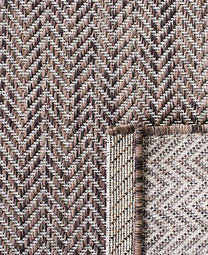 Safavieh Courtyard CY8022 Brown and Beige 8' x 11' Sisal Weave Outdoor Area Rug