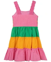 Rare Editions Little Girls Crochet Colorblocked Dress