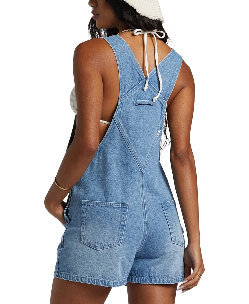 Billabong Juniors' Sand Canyon Denim Overalls