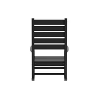 Fielder Contemporary Rocking Chair, All-Weather Hdpe Indoor/Outdoor Rocker
